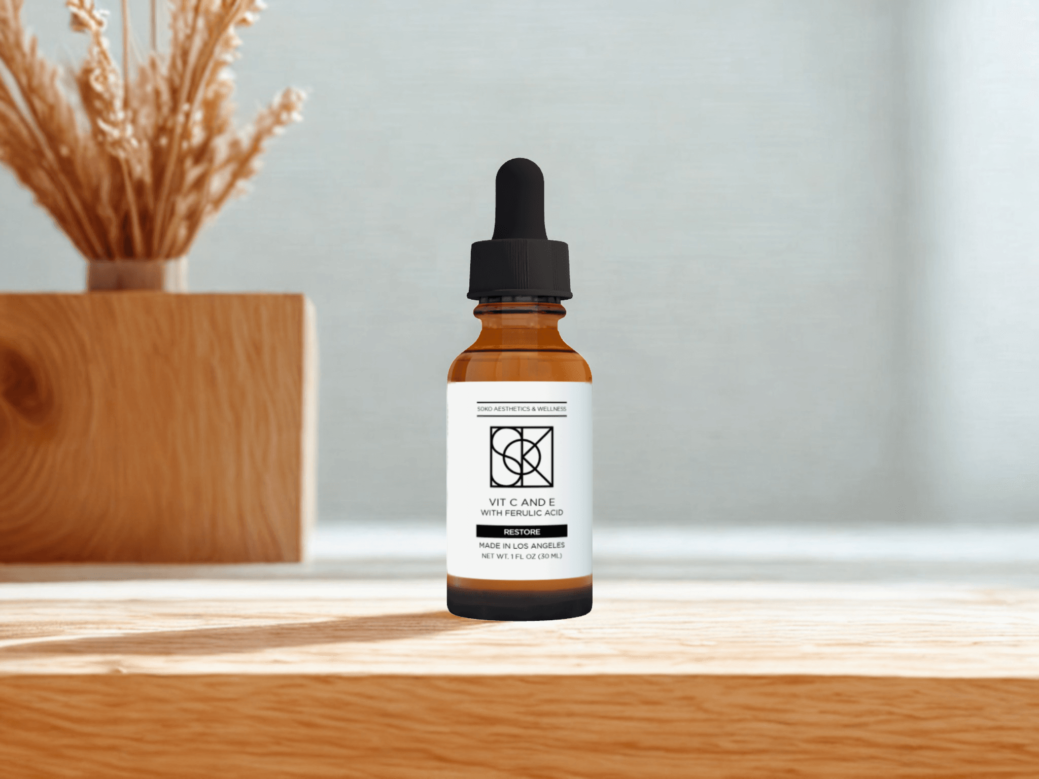 Vit C and E with Ferulic Acid